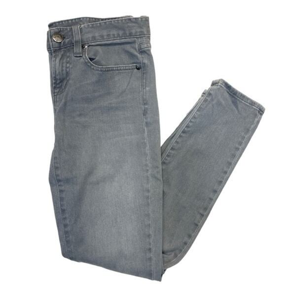 J. Crew Toothpick Jeans Ankle gray wash denim Size 26 - Picture 1 of 9